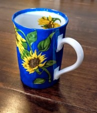 Kaffeetasse, Teetasse mit Sonnenblumen, Design Vincent van Gogh, neuwertig 