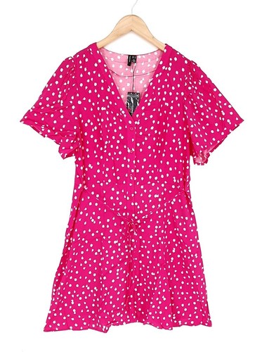 Kleid blusenkleid pink damen - kleid,