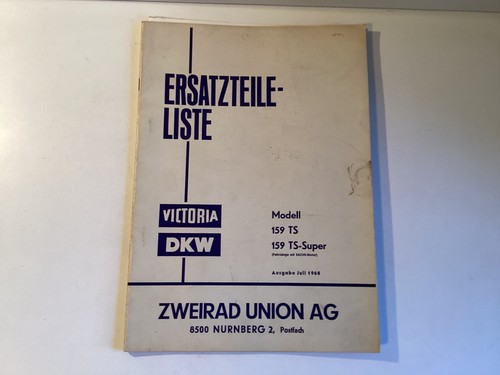 Victoria dkw ersatzteilkatalog - victoria/dkw,