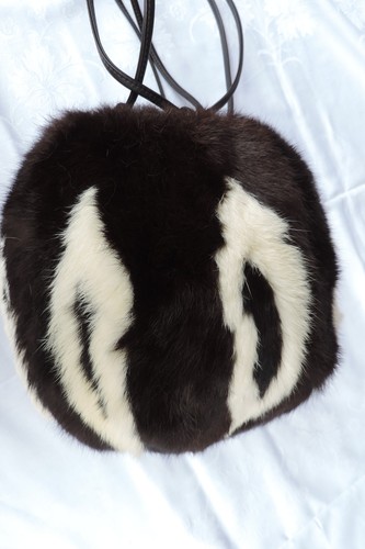 Muff handtasche echtfell - muff,