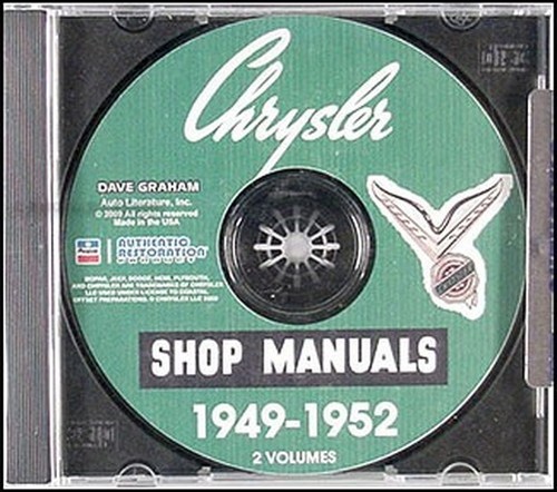 Chrysler shop manuell - manuell, 1949