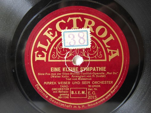 78rpm marek weber tanz - tanz, orch