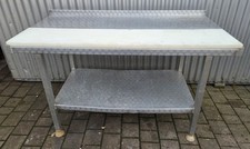 Zerlegetisch Zerwirktisch Alutisch Stufentisch mit Schneidebrett 149 x 70 cm