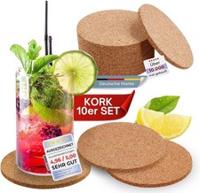 Korkuntersetzer rund Kork