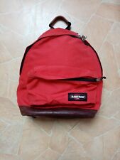 Eastpak Rucksack Wyoming 811 / 09A ROT mit Lederboden gebraucht