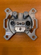 Multimediadose Delta BDM 2410-85, BK/SAT-DATA-Multimedia-Durchgangsdose 10dB