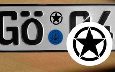 2x US Army Stern Aufkleber AU