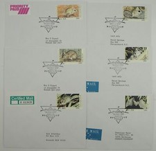 Australien ATM Tiere 1993 Mi.Nr. 27.1-31.1 S4 CPH1 je auf FDC