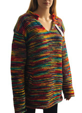 V-Ausschnitt Hippie Boho