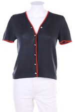 PIETRO PIANFORINI Strickjacke Cardigan Kurzarm Seide S anthrazit