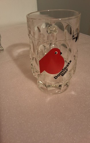 Bierglas mit henkel domspatz - bierglas,