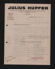 MÜNSTER, Brief 1927, Julius