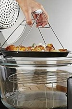 Ersatz Zange Grill Rost Halogen Heißluft Back Ofen Entnahme der Speisen, Rost,