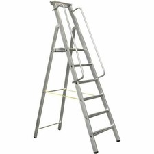 Zarges LM-Stehleiter m Plattform 6 Stufen Z600