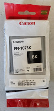 Tintenpatrone Canon PFI-107BK Schwarz Neu OVP Original iPF670 MwSt MHD: 12.2017