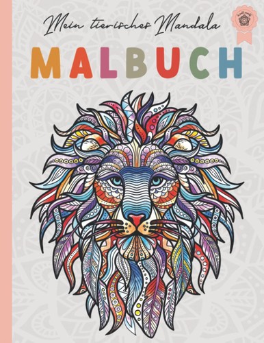 Malbuch tiermandalas stück - malbuch,