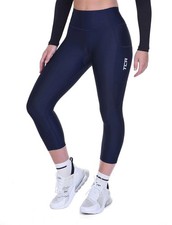 Damen 3/4 gepolsterte Radsport-Leggings mit hoher Taille, atmungsaktive Radhose