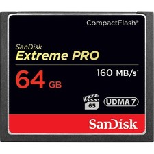 Sandisk Speicherkarte Extreme Pro Compact Flash 64 GB VPG-65 UDMA 7