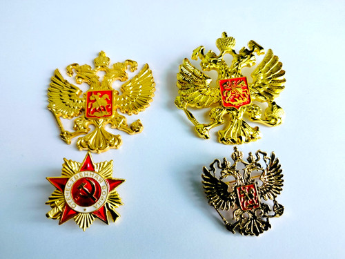 Russische abzeichen orden - 4x,