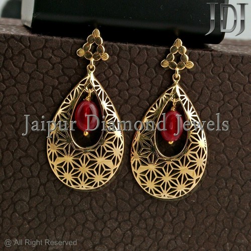 Solid 18k gelbgold rubin - solid,