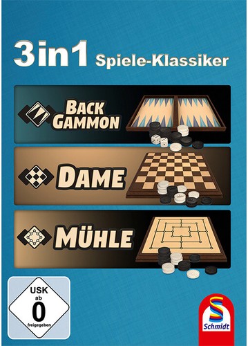 Backgammon dame mühle 3 - -,
