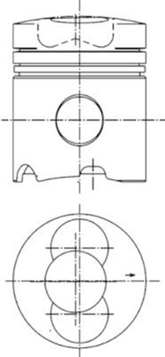 Kolbenschmidt kolben 99343600 - kolbenschmidt,