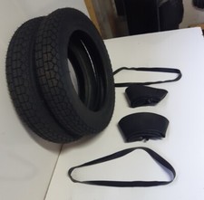 2x Reifen Schlauch Felgenband Mantel Simson Roller SR50 SR80 Heidenau K38 Set