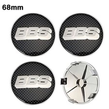 4X 68mm Für BBS Alufelgen Wheel Felgendeckel Nabenkappen Nabendeckel Auto NEW