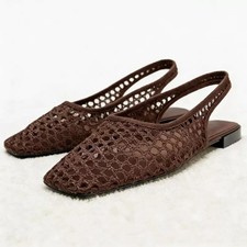 Damen ballerinas marroni runde - damen,