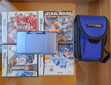 Nintendo DS Blau mit 4 Spielen