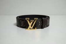 LOUIS VUITTON Wendegürtel 105cm Monogram LEDER/LEDER - Original Box 