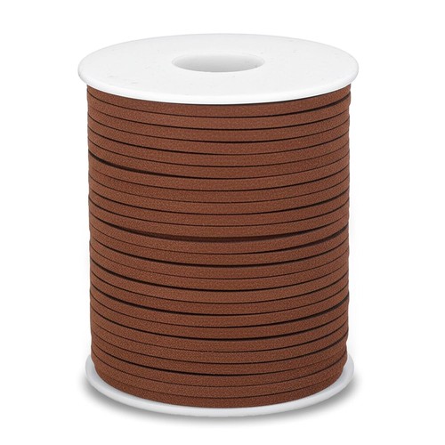 Lederband 3mm 45m braun - lederband, x