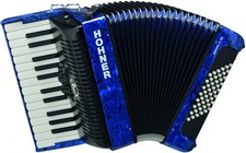 HOHNER Akkordeon, Bravo II 48, blau, inkl. Gigbag