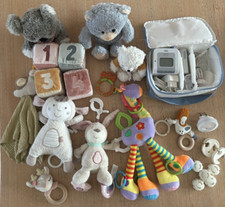 BABY-PAKET Philips Avent Babyphone Spieluhr Greiflinge Activity-Spielzeug Tiere