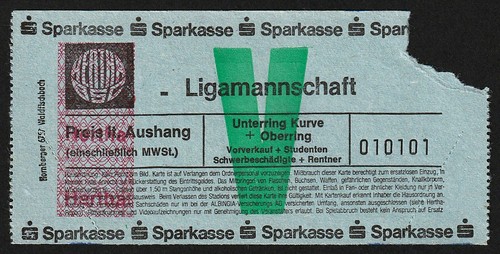 Ticket 1982 hertha bsc - ticket, |