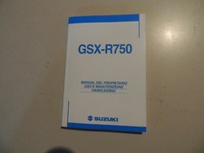 2004 Suzuki GSX R 750 Uso e manutenzione Handleiding Manual del propietario