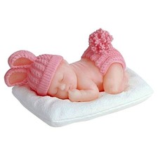 Baby 3D schlafend liegend -