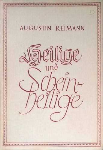 Von heiligen scheinheiligen - von, heiligen,