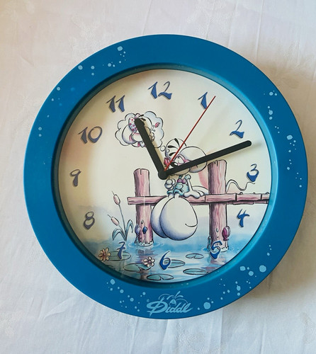 Diddl wanduhr uhr - uhr, vintage
