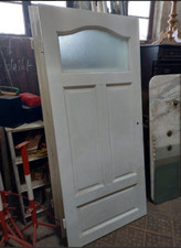 Türe Jugendstil Zimmertüre Tür Glaseinsatz Fabrikantenvilla um 1920 Innentür