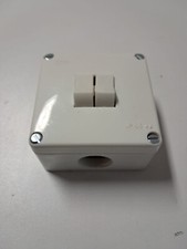 Neu DDR 1 Stk. Doppelschalter Aufputz Lichtschalter Schalter