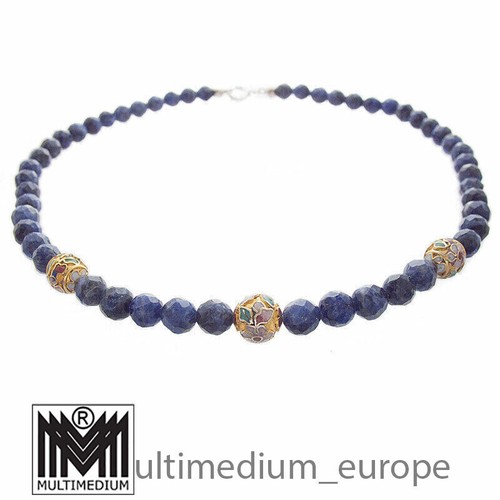 Cloisonne emaille saphir - emaille,