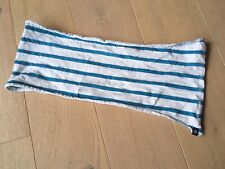 Schal Schlauchschal Jako-O weiß-türkis Mädchen oder Damen 100% Baumwolle