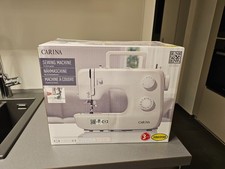 Carina Nähmaschine SNM 33 CI praktisch neu mit Originalverpackung, Farbe weiß