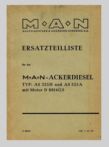 Man ackerdiesel 325h - man, as