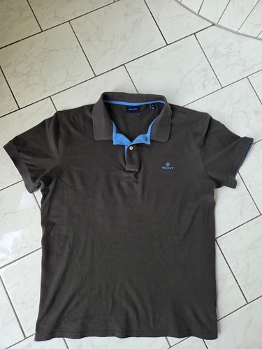 Graues gant poloshirt mit - gant,