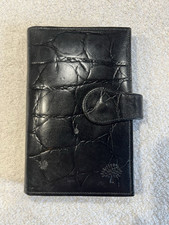 MULBERRY Kartenetui Organizer Kongo Leder Schwarz neuwertig!