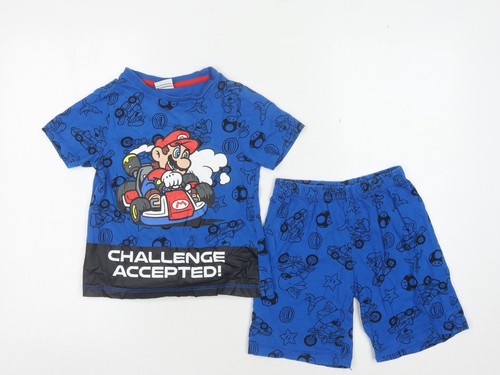 George jungen pyjama set blau - jungen, pyjama-set