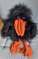 Rabe Handpuppe schwarz