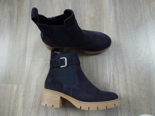 Leder zugstiefelette 39 - gr.,